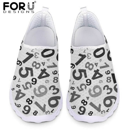 FORUDESIGNS Fashion Ladies Flat Shoe Number Pattern Air Mesh Sneakers Shoe for Women Lightweight Slip-on Casual Loafers Footwear
FORUDESIGNS Fashion Ladies Flat Shoe Number Pattern Air Mesh Sneakers Shoe for Women Lightweight Slip-on Casual Loafers Footwear