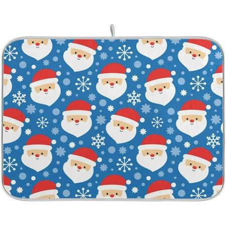 Coolnut Christmas Santa Claus Dish Drying Mat Absorbent Reversible Drying Pad Dish Drainer Rack Mat for Kitchen Countertops Sinks 16 x18
Coolnut Christmas Santa Claus Dish Drying Mat Absorbent Reversible Drying Pad Dish Drainer Rack Mat for Kitchen Countertops Sinks 16 x18