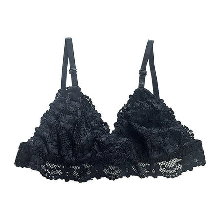 KDDYLITQ Breathable Adjustable Straps Daily Bras for Women Wireless Comfortable Bra See Through Plunge Bras Black Average Size
KDDYLITQ Breathable Adjustable Straps Daily Bras for Women Wireless Comfortable Bra See Through Plunge Bras Black Average Size
