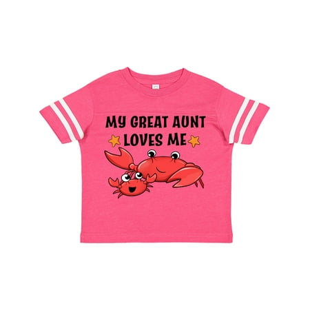 Inktastic My Great Aunt Loves Me- Cute Crab Family Gift Toddler Boy or Toddler Girl T-Shirt
Inktastic My Great Aunt Loves Me- Cute Crab Family Gift Toddler Boy or Toddler Girl T-Shirt