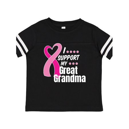 Inktastic Breast Cancer Awareness I Support My Great Grandma Gift Toddler Boy or Toddler Girl T-Shirt
Inktastic Breast Cancer Awareness I Support My Great Grandma Gift Toddler Boy or Toddler Girl T-Shirt