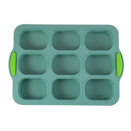 9-Cavity Silicone Mold Non-stick Bread Baking Mold French Bread Tray for DIY Baking Tool
9-Cavity Silicone Mold Non-stick Bread Baking Mold French Bread Tray for DIY Baking Tool