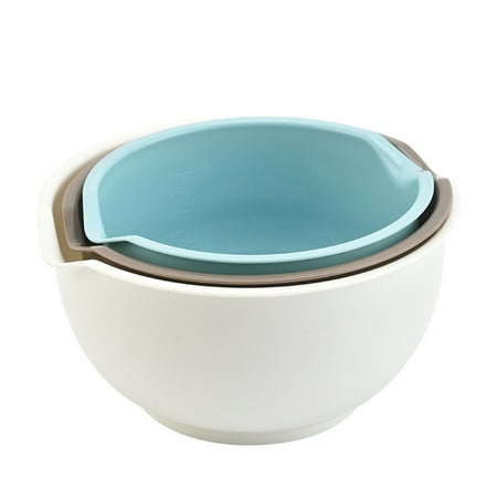 Hzsb 3Pcs Salad Bowl Food-grade Save Space High Capacity Drainage Nozzle Fall Protection Creative Colourful Fruit Tray Mixing Bowl Kitchen Supply
Hzsb 3Pcs Salad Bowl Food-grade Save Space High Capacity Drainage Nozzle Fall Protection Creative Colourful Fruit Tray Mixing Bowl Kitchen Supply