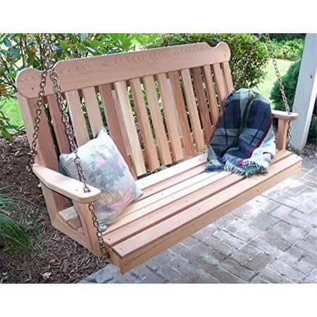 Creekvine Designs 4' Cedar Classic Porch Swing