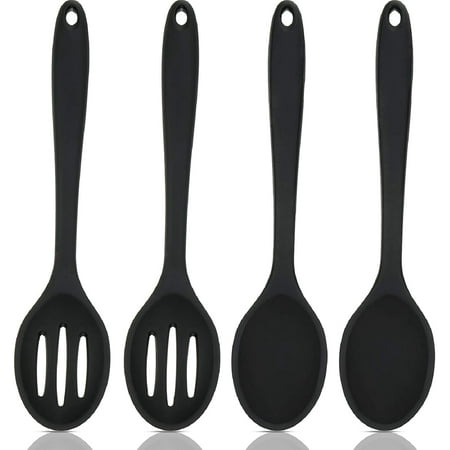 4 Pieces Silicone Nonstick Mixing and Slotted Spoons Set Large Silicone Serving Slotted Spoon Nonstick Heat Resistant Spoons for Kitchen Baking Stirring Draining Tools
4 Pieces Silicone Nonstick Mixing and Slotted Spoons Set Large Silicone Serving Slotted Spoon Nonstick Heat Resistant Spoons for Kitchen Baking Stirring Draining Tools