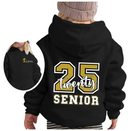 Toddler Girls Sweatshirts Senior 2025 Children s Printed Crewneck Long Sleeved Hooded Cute Pullover Tops Clothes for Girls Size 3-4T
Toddler Girls Sweatshirts Senior 2025 Children s Printed Crewneck Long Sleeved Hooded Cute Pullover Tops Clothes for Girls Size 3-4T