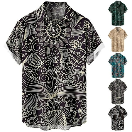 Family Matching Casual Button Down Short Sleeve Hawaiian Shirts Regular Slim-Fit Tops Plus Size Men
Family Matching Casual Button Down Short Sleeve Hawaiian Shirts Regular Slim-Fit Tops Plus Size Men