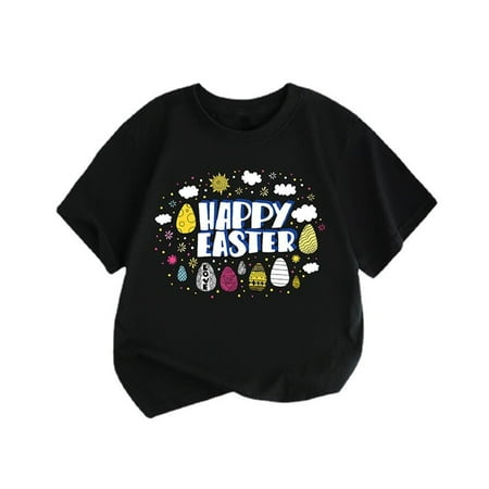 Girls Athletic Shirts Black Summer Children s Clothing Europe And The United States Style Girls Short Sleeve T Shirt Easter Bunny Printed Round Neck Children T Shirt 100
Girls Athletic Shirts Black Summer Children s Clothing Europe And The United States Style Girls Short Sleeve T Shirt Easter Bunny Printed Round Neck Children T Shirt 100