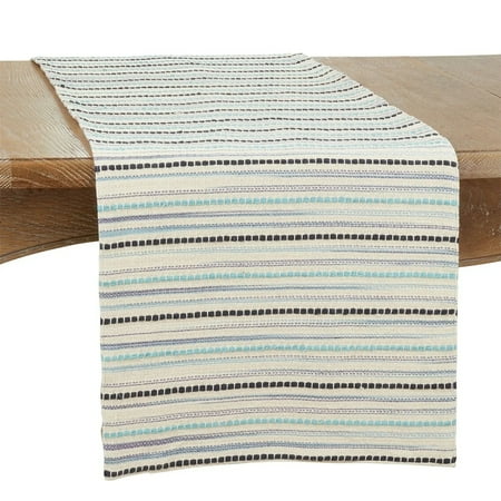 Fennco Styles Woven Stripe Cotton Table Runner 16 W x 72 L - Blue Rectangular Table Cover for Home Décor Dining Table Banquets Family Gathering and Special Events
Fennco Styles Woven Stripe Cotton Table Runner 16 W x 72 L - Blue Rectangular Table Cover for Home Décor Dining Table Banquets Family Gathering and Special Events