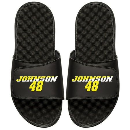 Jimmie Johnson ISlide Stacked Slide Sandals - Black