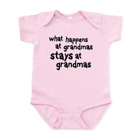 CafePress - What Happens At Grandma s Infant Bodysuit - Baby Light Bodysuit Size Newborn - 24 Months
CafePress - What Happens At Grandma s Infant Bodysuit - Baby Light Bodysuit Size Newborn - 24 Months