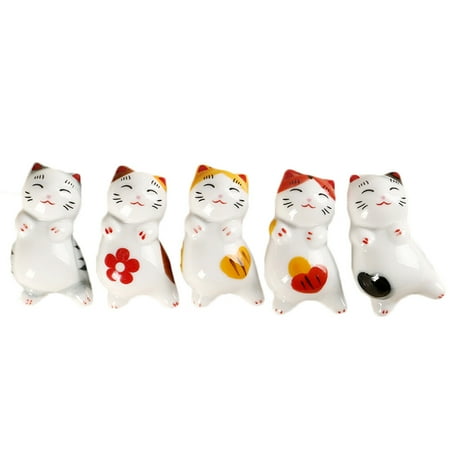 Painted Cartoon Spoon and Fork Holder Cute Chopsticks Creative Rack Rest Decoration Rests Cat Shape M 5 Pcs
Painted Cartoon Spoon and Fork Holder Cute Chopsticks Creative Rack Rest Decoration Rests Cat Shape M 5 Pcs