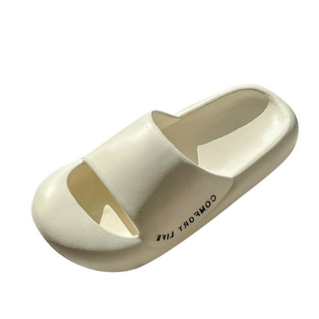 uikmnh Women Slippers Summer Men And Women Slippers Thick Bottom Flat Bottom Casual Solid Color Open Toe Breathable Beige 9
uikmnh Women Slippers Summer Men And Women Slippers Thick Bottom Flat Bottom Casual Solid Color Open Toe Breathable Beige 9