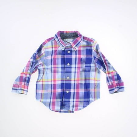 Pre-owned Ralph Lauren Boys Blue and Pink Plaid Button Down Long Sleeve size: 12 Months
Pre-owned Ralph Lauren Boys Blue and Pink Plaid Button Down Long Sleeve size: 12 Months