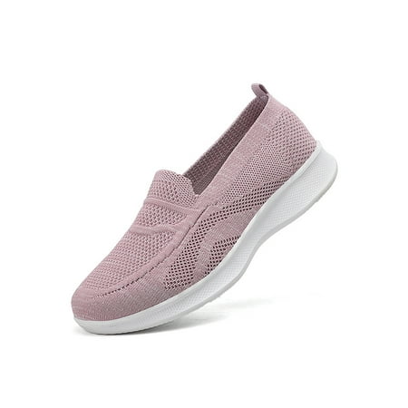 Welliumy Women Sneakers Comfort Flats Slip On Casual Shoes Yoga Walking Shoe Sports Lightweight Knit Upper Sock Sneaker Pink US 4
Welliumy Women Sneakers Comfort Flats Slip On Casual Shoes Yoga Walking Shoe Sports Lightweight Knit Upper Sock Sneaker Pink US 4