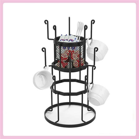 3 Tier Mug Tree Organizer Stand Storage Rack Holds up to 15 Mugsfor Kitchen Countertop (Black)
3 Tier Mug Tree Organizer Stand Storage Rack Holds up to 15 Mugsfor Kitchen Countertop (Black)