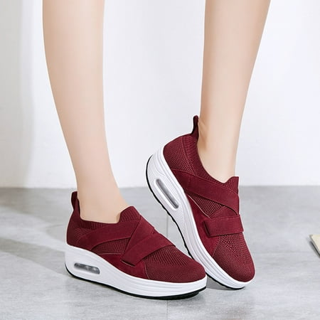 Herrnalise Women s Shoes Women Shallow Wedges Rocking Shoes Thick Soled Walking Casual Sports Shoes Women Shoes on Sale
Herrnalise Women s Shoes Women Shallow Wedges Rocking Shoes Thick Soled Walking Casual Sports Shoes Women Shoes on Sale
