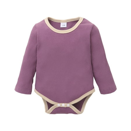 KIMI BEAR Newborn Baby Girls Rompers 9 Months Newborn Girls Autumn Winter Bodysuits 12 Months Newborn Girls Cozy Round Neck Long Sleeve Jumpsuits Purple
KIMI BEAR Newborn Baby Girls Rompers 9 Months Newborn Girls Autumn Winter Bodysuits 12 Months Newborn Girls Cozy Round Neck Long Sleeve Jumpsuits Purple