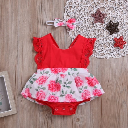 Lace Girls Romper Floral Bodysuit Sleeveless Baby Dress+Headband Backless Girls Romper&Jumpsuit
Lace Girls Romper Floral Bodysuit Sleeveless Baby Dress+Headband Backless Girls Romper&Jumpsuit