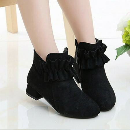 Baby Kids Girls Low Block Heels Ruffle Zipper Party Princess Ankle Boots Shoes
Baby Kids Girls Low Block Heels Ruffle Zipper Party Princess Ankle Boots Shoes