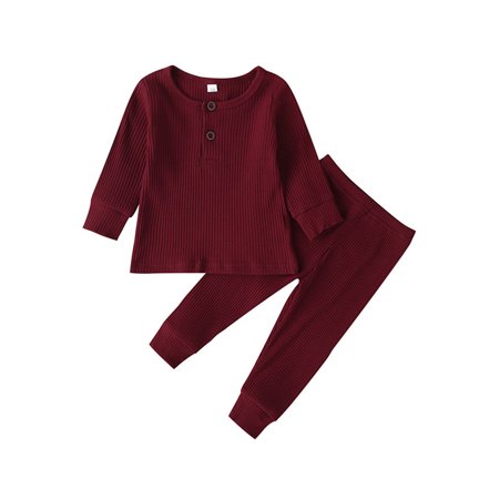 Infant Toddler Baby Button Pajamas Long-Sleeved Knit Outfit Sleepsuit Children Autumn Clothing
Infant Toddler Baby Button Pajamas Long-Sleeved Knit Outfit Sleepsuit Children Autumn Clothing