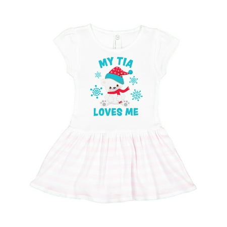 Inktastic Polar Bear My Tia Loves Me in Santa Hat with Snowflakes Gift Toddler Girl Dress
Inktastic Polar Bear My Tia Loves Me in Santa Hat with Snowflakes Gift Toddler Girl Dress
