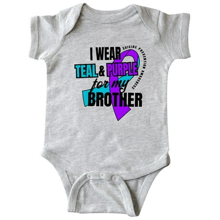 Inktastic Suicide Prevention I Wear Teal and Purple for My Brother Gift Baby Boy or Baby Girl Bodysuit
Inktastic Suicide Prevention I Wear Teal and Purple for My Brother Gift Baby Boy or Baby Girl Bodysuit
