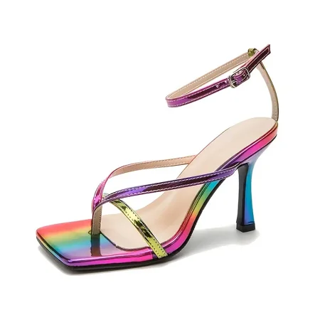 Women‘s Colorful Straps Stiletto Heeled Sandals Ankle Straps High Heeled Sandals Women‘s Footwear
Women‘s Colorful Straps Stiletto Heeled Sandals Ankle Straps High Heeled Sandals Women‘s Footwear