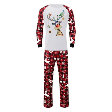 Honeeladyy Parent-child Attire Christmas Suits Patchwork Plaid Printed Homewear Round Neck Long Sleeve Pajamas Two-piece Dad Sets Sales Online
Honeeladyy Parent-child Attire Christmas Suits Patchwork Plaid Printed Homewear Round Neck Long Sleeve Pajamas Two-piece Dad Sets Sales Online