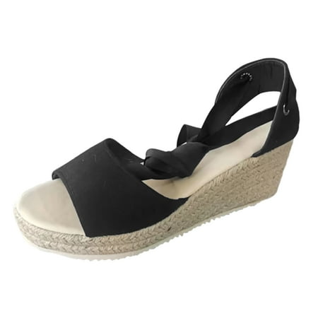 Xboschi Womens Sandals Comfortable Women s Sandals Women s Summer Fashion Cloth Strap Wedge Sandals Open Toe Fish Mouth Light Sandals
Xboschi Womens Sandals Comfortable Women s Sandals Women s Summer Fashion Cloth Strap Wedge Sandals Open Toe Fish Mouth Light Sandals