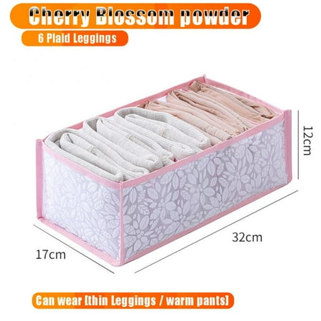 Underwear Storage Organizer Clothing Detachable Socks Shorts Bra Storage Box Dormitory Closet Organizer Drawer Washable
