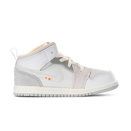 Toddler s Jordan 1 Mid SE Craft White/Neutral Grey-Phantom (DQ3725 100) - 7
