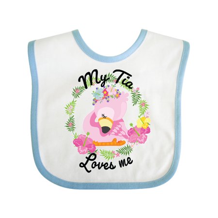 Inktastic Baby Flamingo My Tia Loves Me with Flower Wreath Gift Baby Boy or Baby Girl Bib
Inktastic Baby Flamingo My Tia Loves Me with Flower Wreath Gift Baby Boy or Baby Girl Bib