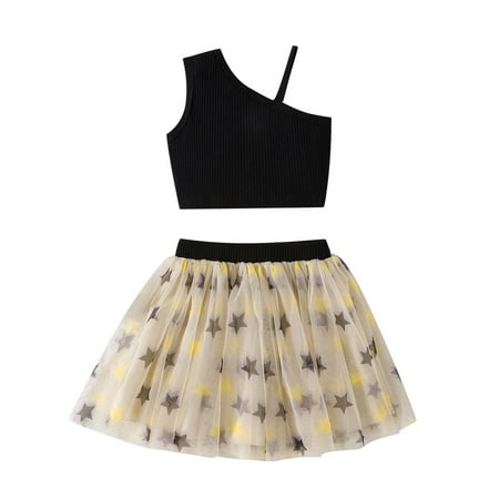Little Child Girls Sets Striped Camisole Sleeveless Top Mesh Skirt Summer Birthday Suit 2PC Outfits Sets Infant Baby Fashion Dailywear Child Clothing
Little Child Girls Sets Striped Camisole Sleeveless Top Mesh Skirt Summer Birthday Suit 2PC Outfits Sets Infant Baby Fashion Dailywear Child Clothing