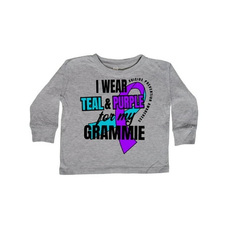 Inktastic Suicide Prevention I Wear Teal and Purple for My Grammie Gift Toddler Boy or Toddler Girl Long Sleeve T-Shirt
Inktastic Suicide Prevention I Wear Teal and Purple for My Grammie Gift Toddler Boy or Toddler Girl Long Sleeve T-Shirt