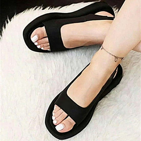 TUTUnaumb Women s Sandals Size 6.5 Girls Sandals Women Shoes Summer Ladies Fashion Round-toe Fish Mouth Sandals Soft Sole Thick Bottom Elastic Strap Sandals Casual Sandals Sommer Shoes for Women-Black
TUTUnaumb Women s Sandals Size 6.5 Girls Sandals Women Shoes Summer Ladies Fashion Round-toe Fish Mouth Sandals Soft Sole Thick Bottom Elastic Strap Sandals Casual Sandals Sommer Shoes for Women-Black