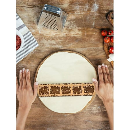 Tohuu Embossed Roller Pin Wooden Roller Tool with Animal Patterns Practical Kitchen Tool for Making Cakes and Sweets for DIY Crafts Baking Cooking for Kitchen Cafe and Restaurants superior
Tohuu Embossed Roller Pin Wooden Roller Tool with Animal Patterns Practical Kitchen Tool for Making Cakes and Sweets for DIY Crafts Baking Cooking for Kitchen Cafe and Restaurants superior