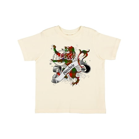 Inktastic Sinclair Tartan Lion Gift Toddler Boy or Toddler Girl T-Shirt