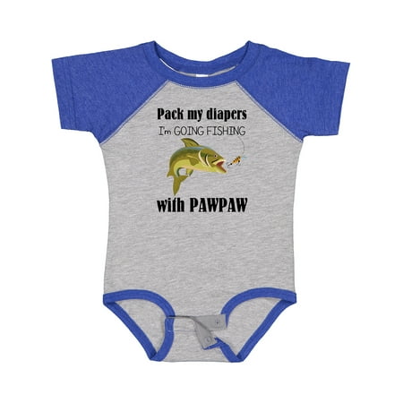 Inktastic Pack My Diapers I m Going Fishing with Pawpaw Gift Baby Boy or Baby Girl Bodysuit
Inktastic Pack My Diapers I m Going Fishing with Pawpaw Gift Baby Boy or Baby Girl Bodysuit