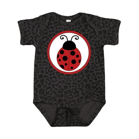 Inktastic Ladybug Circle Gift Baby Boy or Baby Girl Bodysuit