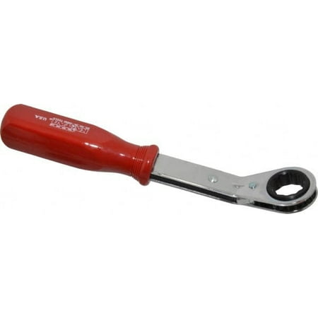 Lang 3/4 12 Point Reversible Ratcheting Offset Box Wrench Single End 8-3/4 OAL Steel
Lang 3/4 12 Point Reversible Ratcheting Offset Box Wrench Single End 8-3/4 OAL Steel