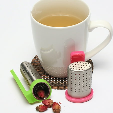 opvise Tea Strainer Food Grade Rust-proof Stainless Steel Hanging On Cup Style Tea Infuser With Handle for Home Rose Red
opvise Tea Strainer Food Grade Rust-proof Stainless Steel Hanging On Cup Style Tea Infuser With Handle for Home Rose Red