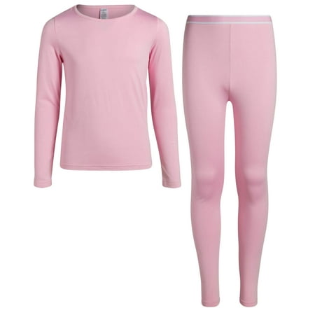 Rene Rofe Girls’ Thermal Underwear Set - 2 Piece Fleece Lined Top and Long Johns (2T-16) Size 7/8 Pink
Rene Rofe Girls’ Thermal Underwear Set - 2 Piece Fleece Lined Top and Long Johns (2T-16) Size 7/8 Pink