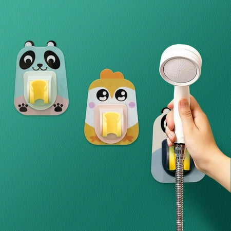 YUNx Shower Head Holder 360 Degrees Rotation Punch Free Cartoon Panda Shape Wall Hanging Shower Bracket Daily Use
YUNx Shower Head Holder 360 Degrees Rotation Punch Free Cartoon Panda Shape Wall Hanging Shower Bracket Daily Use