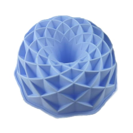 Heldig Jubilee Cake Pan Bread Gelatin Jello Baking Silicone Mold Dia. 8.3inch