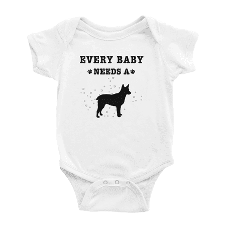 Every Baby Needs A Australian Stumpy Tail Cattle Dog Funny Baby Bodysuit For Boy Girl 0-3 Months
Every Baby Needs A Australian Stumpy Tail Cattle Dog Funny Baby Bodysuit For Boy Girl 0-3 Months
