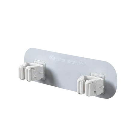 Mittory Double Mop Holder Wall Mounted No Drilling Anti-Slip Home Kitchen Garden Garage
Mittory Double Mop Holder Wall Mounted No Drilling Anti-Slip Home Kitchen Garden Garage