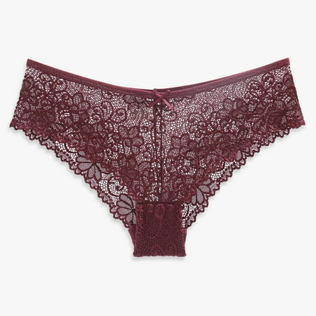 Qcmgmg Women s Floral Soft Panties Low Waisted Breathable Underwear Lace Bowknot Stretch Briefs M
Qcmgmg Women s Floral Soft Panties Low Waisted Breathable Underwear Lace Bowknot Stretch Briefs M