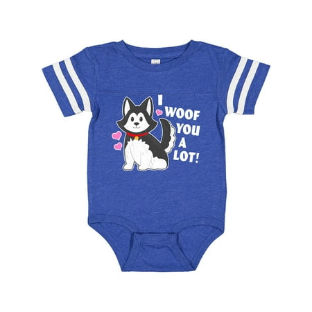 Inktastic I woof you a lot with Husky Dog Illustration Gift Baby Boy or Baby Girl Bodysuit
Inktastic I woof you a lot with Husky Dog Illustration Gift Baby Boy or Baby Girl Bodysuit
