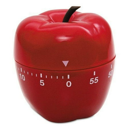 Baumgartens Shaped Timer 4 Diameter x 4 h Red Apple (77042)